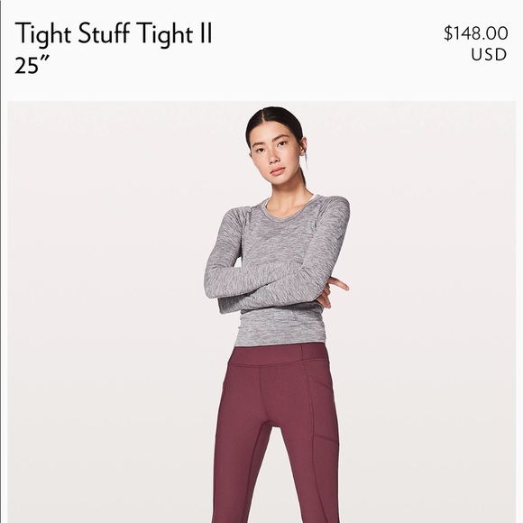 lululemon athletica Pants - LULULEMON TIGHT STUFF TIGHT SIZE 2